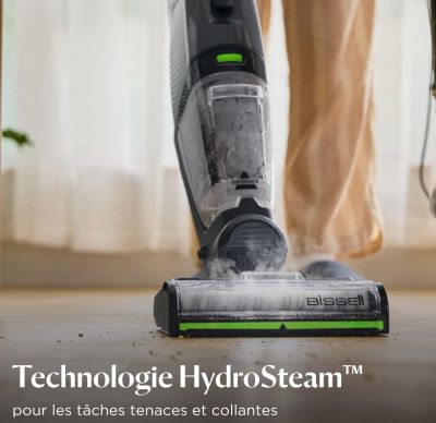 BISSELL CrossWave HydroSteam PET - technologie HydroSteam